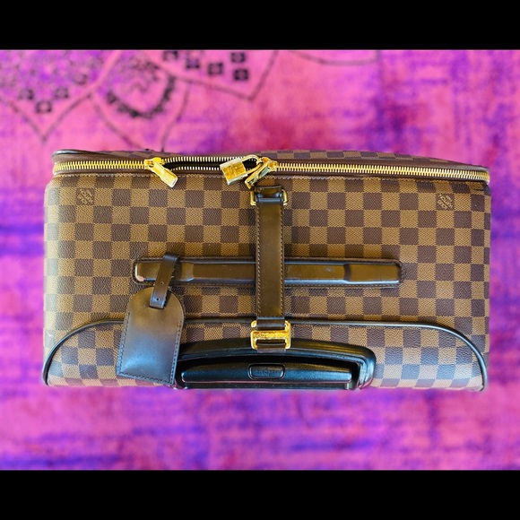Louis Vuitton Pegase 65 Rolling Suitcase,Damier Canvas, High-End Travel Luggage - Picture 2 of 8